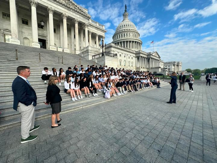 Last month, MKA juniors had the opportunity to travel to Washington, D.C. and meet with Congresswoman Mikie Sherrill, witness a vote in the House of Representatives, visit the Arlington National Cemetery, and more. The Junior D.C. trip is always a highlight of the school year!