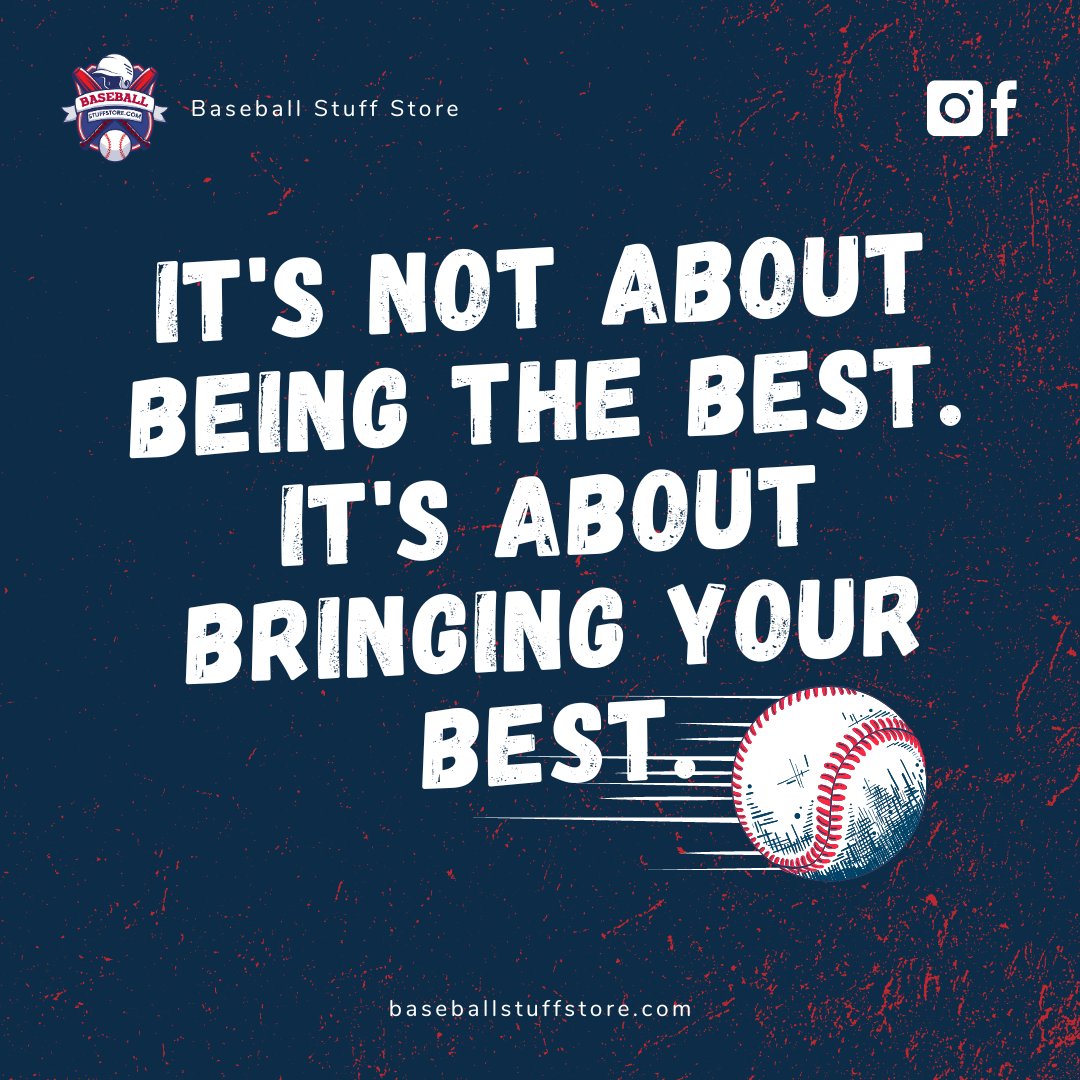 Bring out the best in you! 💪 ⚾

#StriveForGreatness #BeYourBest #Athlete #Baseball #MLB #BaseballFans #PlayBall #HomeRun #BaseballLife #BaseballSwag #BaseballPractice #BaseballTraining #BaseballSeason #BaseballGame