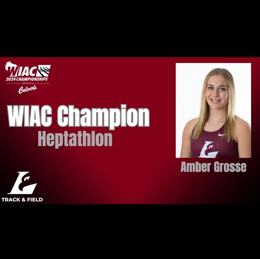 Amber Grosse, EHS class of 2022, won the heptathlon (4,692 points) at WIAC Championships. She is the first UWL athlete to win the heptathlon title since  2013.
<a href="/Crusaders_ATH/">Crusader Athletics</a>