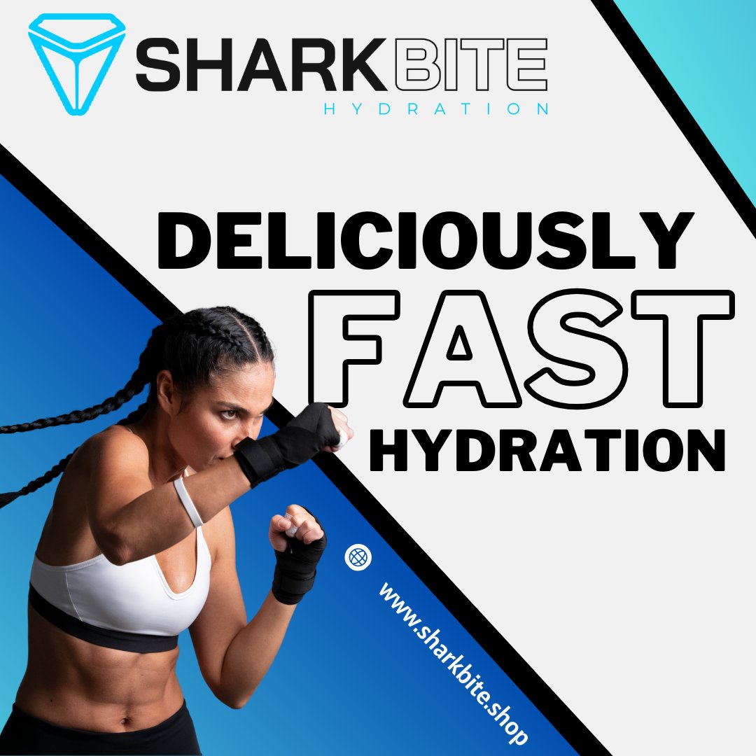 Meet Your New Workout Partner: Deliciously Fast Hydration in Every Sip!  💧🦈💦

#ThirstyForAdventure #HydrationGameChanger #FreebieAlert #SharkbiteSquad #HydrationOnTheGo #FuelYourFitness #AdventureAwaits #QuenchYourThirst #SharkbiteHydration #StayActive #HydrationSolution