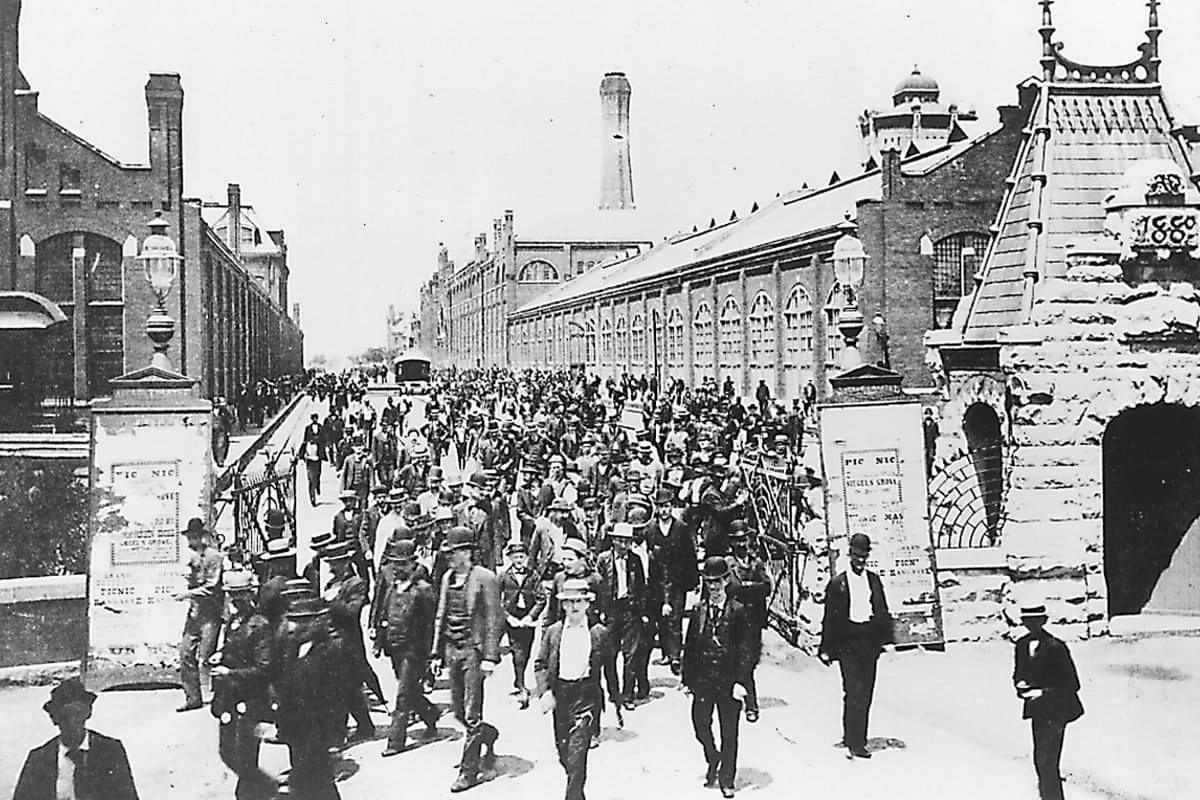 On this day in 1894, 4,000 workers at the Pullman Company went on wildcat strike. In the weeks that followed, more than 150,000 railroad workers across the country joined. The historic Pullman Strike of 1894 produced Labor Day and set Eugene V. Debs on a course of socialism.