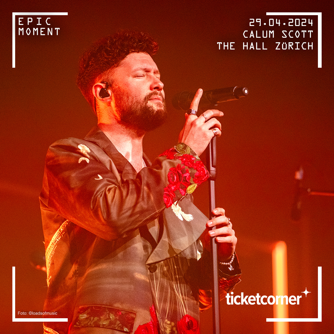 Der britische Pop-Sänger Calum Scott hat vor einer Woche eine fantastische Performance dargeboten. ✨🎤 Mit seiner gefühlvollen Stimme und seinen mitreissenden Lieder hat er sämtliche Herzen erobert.🌹🎶 Wir sind begeistert. Danke für diesen #EpicMoment!