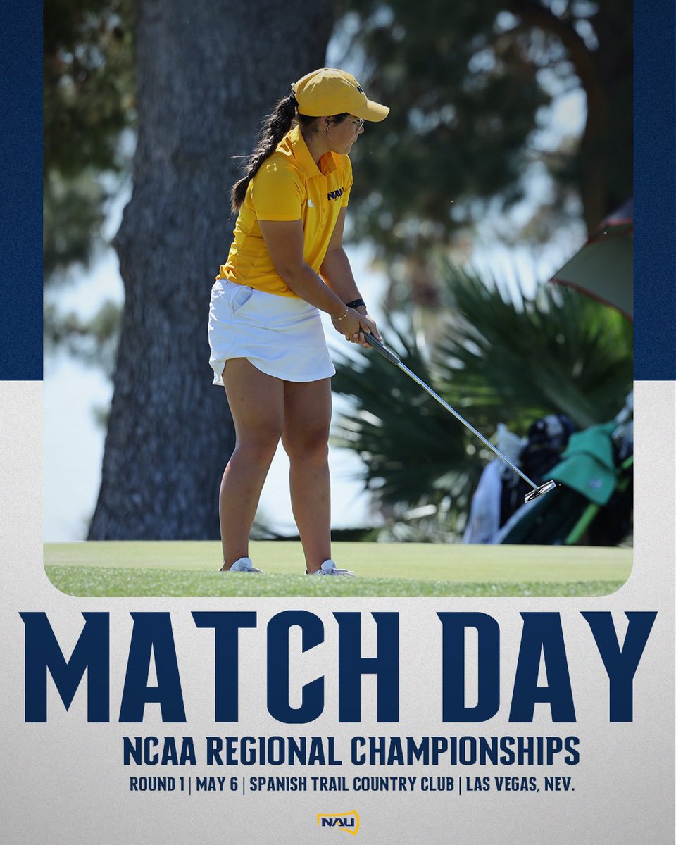 Today’s the day! Good luck, Lizzie!

🆚NCAA Regionals | Round One
📍Spanish Trail CC | Las Vegas, NV
🕘9:50 a.m. MST
📊 shorturl.at/hAQZ7

#RaiseTheFlag | #BigSkyGolf