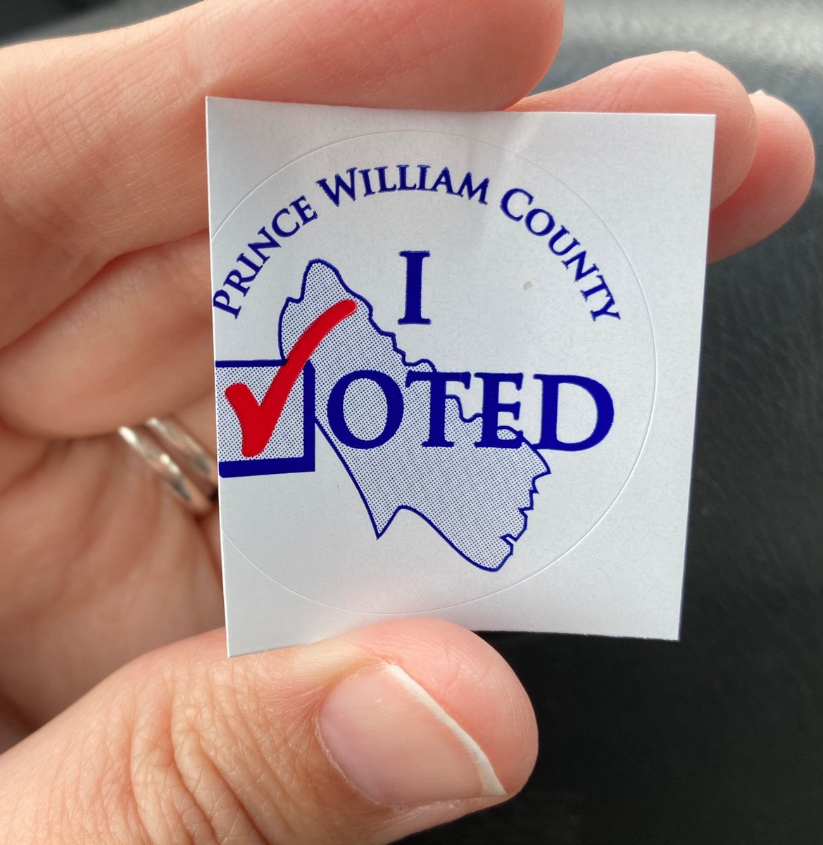 I was the 53rd early voter at the Prince William County Office of Elections here in Manassas for our congressional primaries as a lifelong CD-10 resident. Early voting runs until June 15. Primary day is June 18. Western PWC, Manassas and MP: Ds and Rs both have CD-10 primaries.