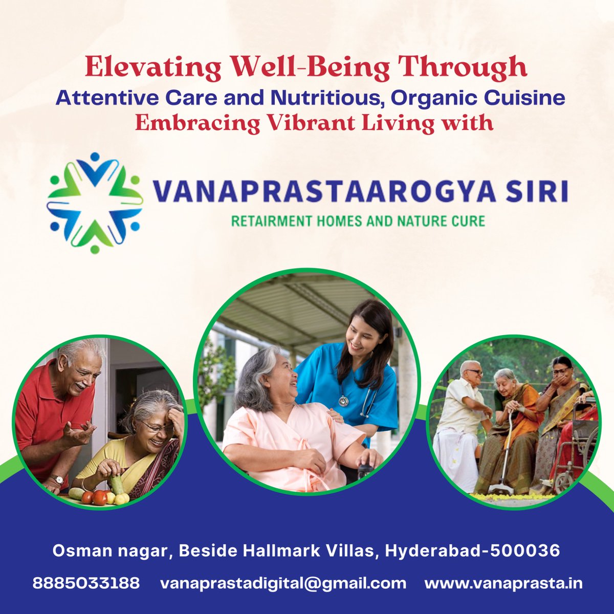 At Vanaprastha Arogya Siri, we're dedicated to elevating well-being through attentive care and nutritious cuisine! 🍲

#VanaprasthaArogyaSiri #WellnessJourney #HealthyLiving #bestorganicmealsnearme #findapro #recommended #recommendation #retirementhome #retirement #retirement