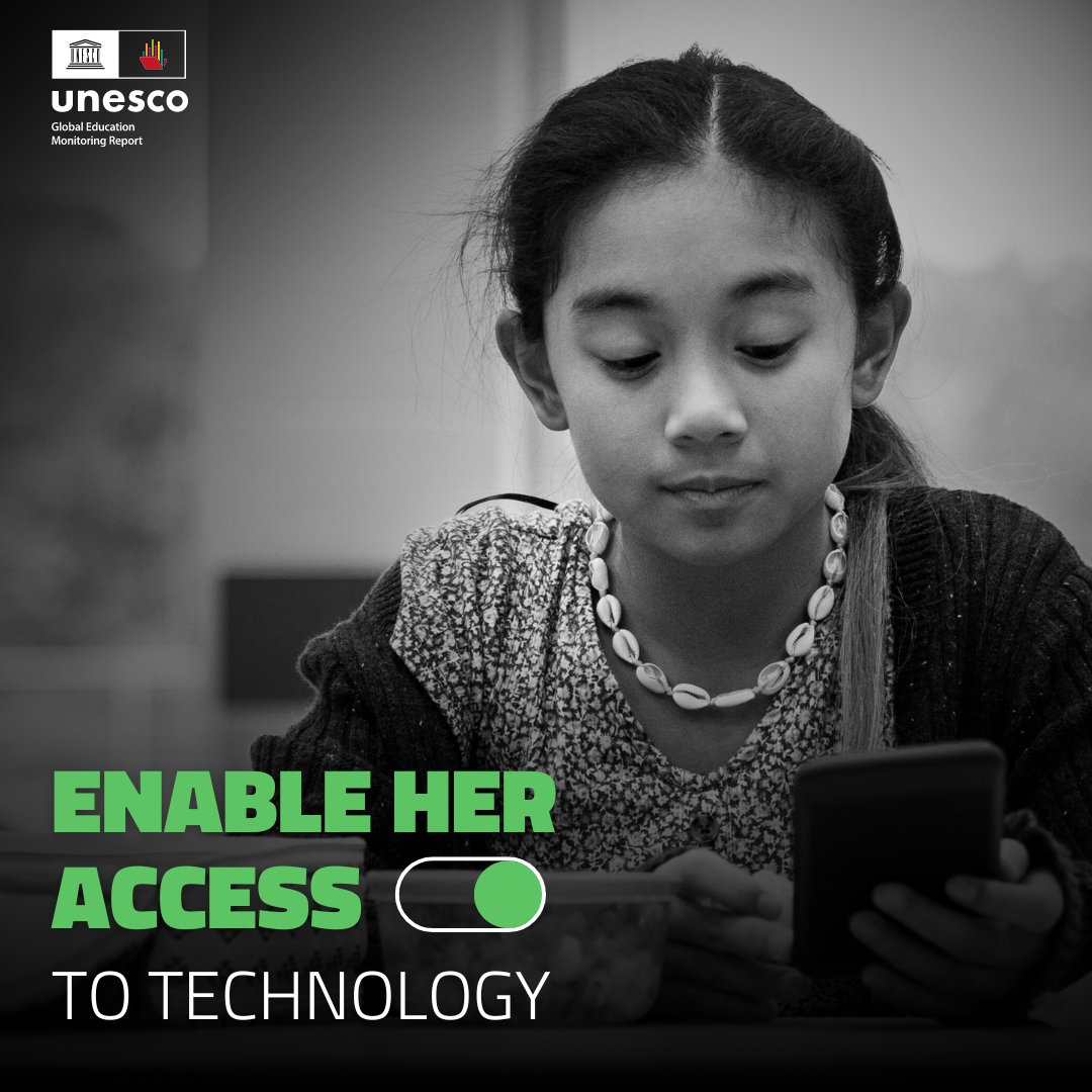 Girls and women are on the wrong side of the digital divide. There are 130 million fewer women than men who own a mobile phone.

Let's enable access to technology for girls and women! Learn how in the @GEMReport's #2024GenderReport:

bit.ly/2024genderrepo… #GirlsinICT