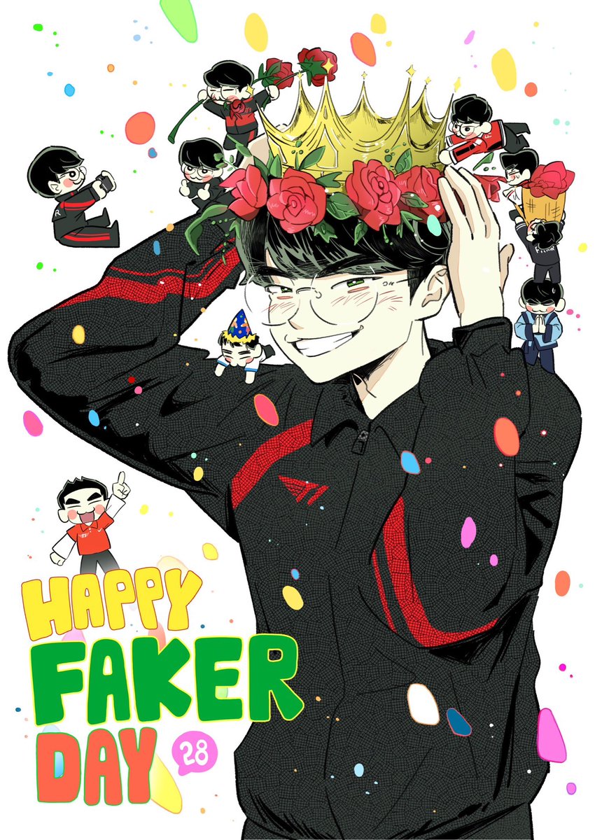 😻😻😻 그 누구보다 좋은 하루 보내길 생일을 정말 축하해요🥳 #Happy_Faker_Day #FAKER