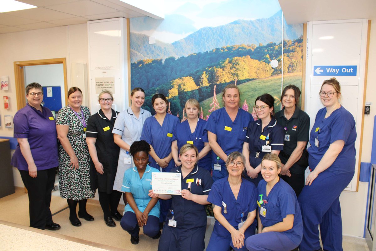 The Delivery Midwives at Hinchingbrooke were awarded with the Outstanding Team award after their compassion and kindness for a staff member's family who sadly experienced a stillbirth recently. The team created pictures and memories to treasure forever. Thank you, team 💙