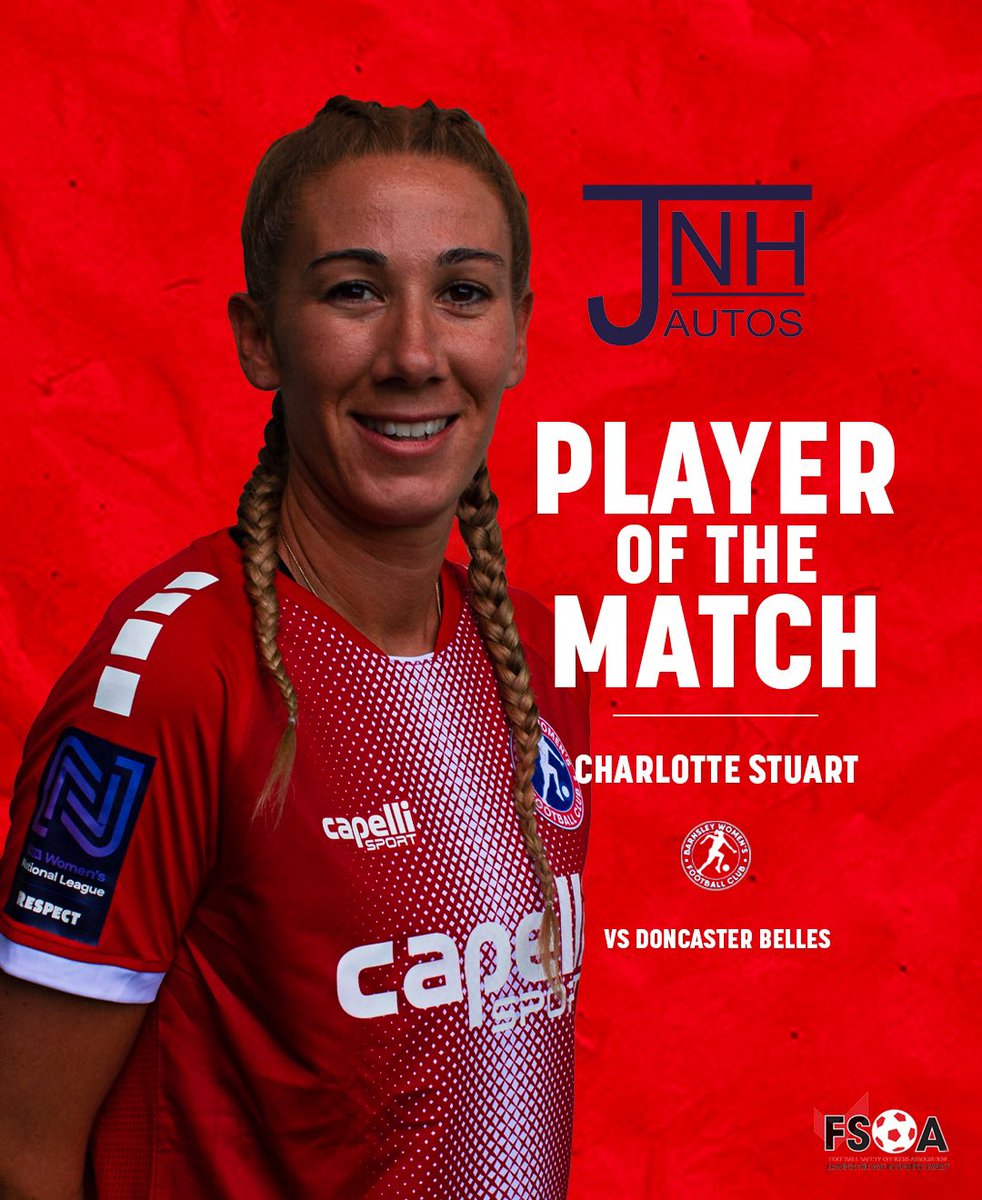 Expect anything else? 🤩 

Charlotte Stuart takes home another Player of the Match award for yesterdays midfield display against Doncaster Belles 💪 

#bwfc #barnsleywomensfc