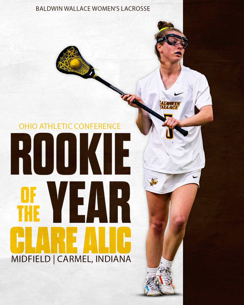 There was never a doubt.

Clare Alic is your <a href="/OHAthleticConf/">Ohio Athletic Conference</a> 𝐑𝐨𝐨𝐤𝐢𝐞 𝐨𝐟 𝐭𝐡𝐞 𝐘𝐞𝐚𝐫!