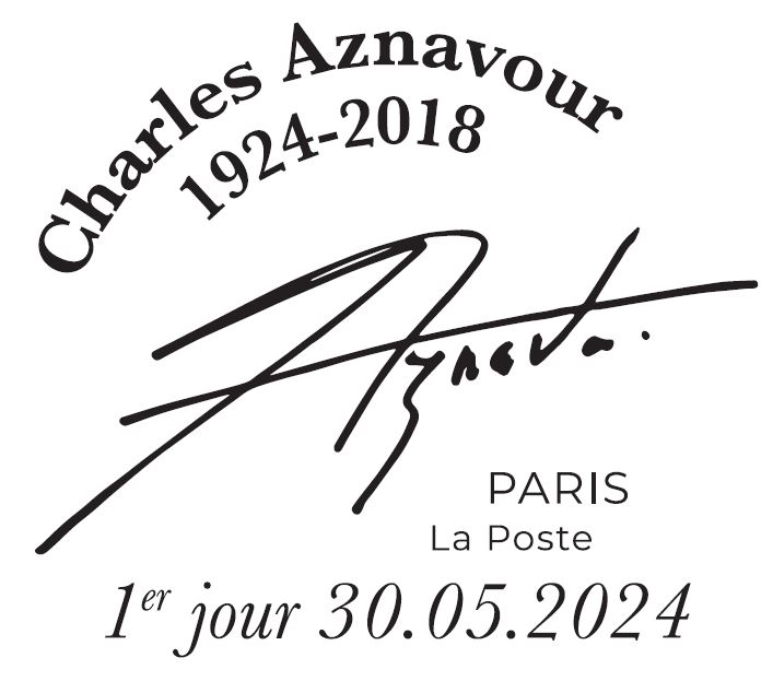 J-24 avant le #salonPhilex! Avant-première du #timbre et #souvenir à l’effigie de Charles Aznavour du 30.05 au 1.06 : ✒️Dédicaces de @HomNguyen sur le stand de l’Atelier du Timbre Gravé : 🗓️le 30.05 de 15h à 16h30 et le 31.05 15h à 16h 📍 Parc des Expositions Paris - Hall 5.1