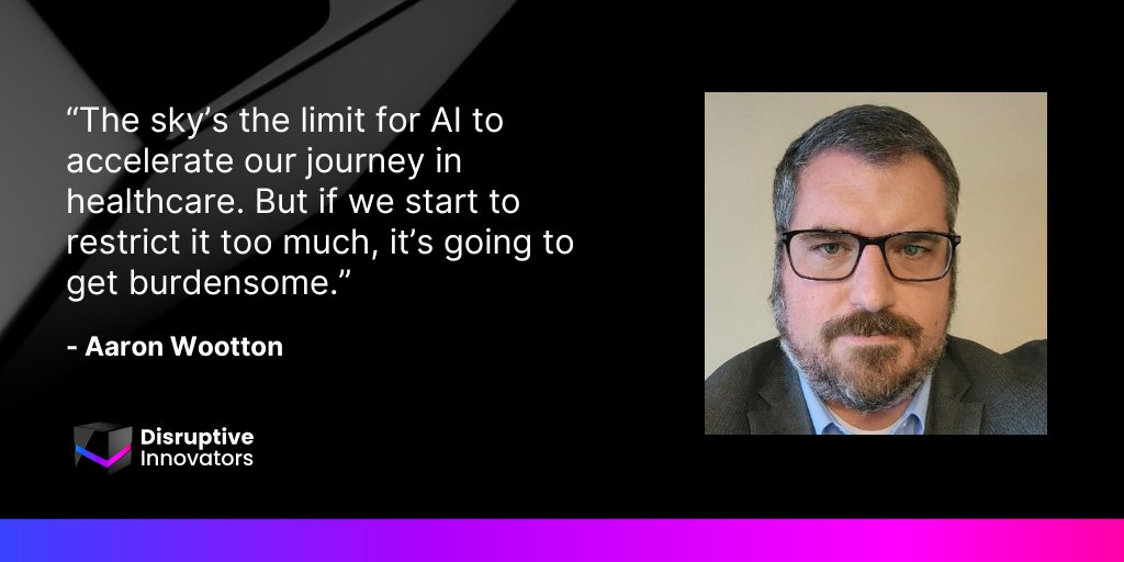 Aaron Wootton from Huntzinger Management Group shares his vision of the potential of AI in healthcare on the latest episode of the Disruptive Innovators podcast.

Click for the full episode.

#DisruptiveInnovation #Innovation #DisruptiveTech #DigitalBusiness
