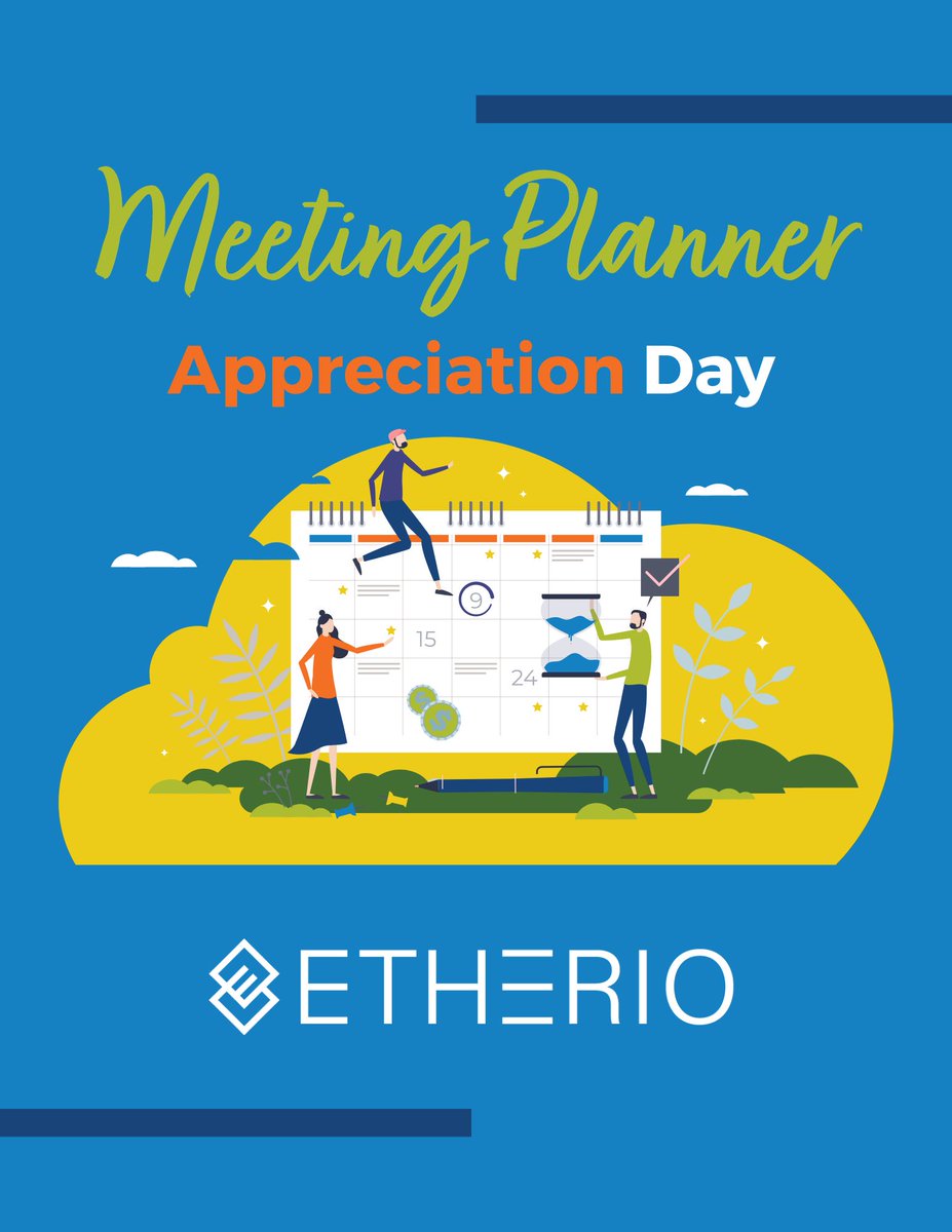 etherio_group's tweet image. 🎉 Let&apos;s give a round of applause to the unsung heroes behind every seamless event! 🌟 Happy Meeting Planner Appreciation Day! 📅✨ 

 #MeetingPlannerAppreciationDay #EventProfs #ThankYou 🎊
