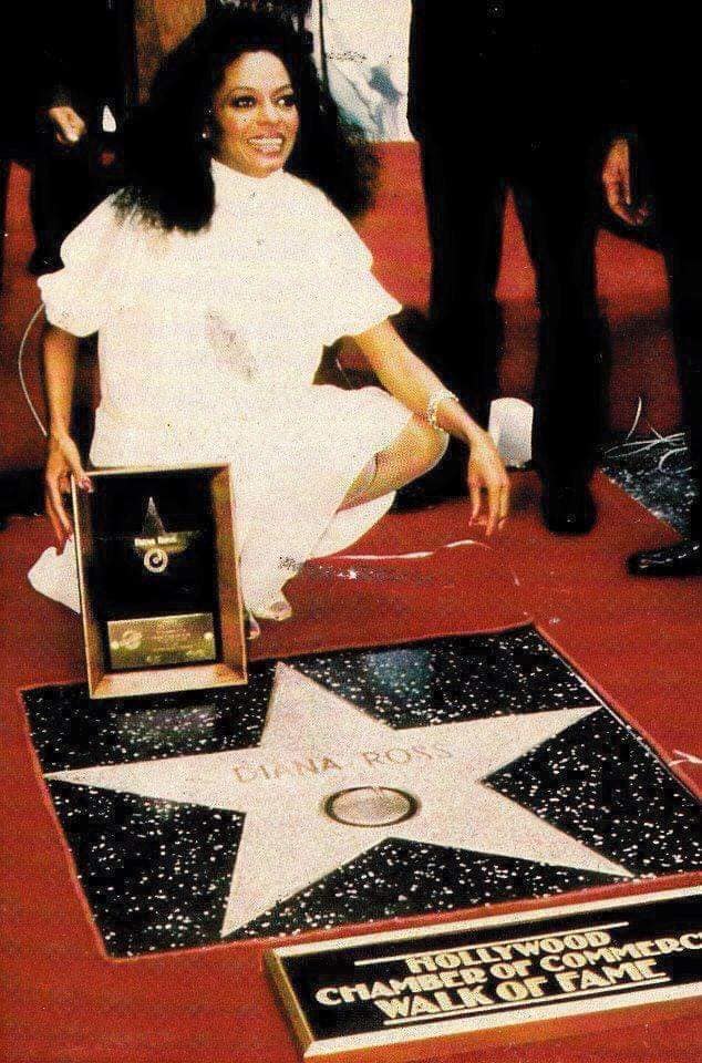 Today in 1982, #DianaRoss received a star on the Hollywood Walk of Fame.

'It proves that there are a lot of people out there that care about me ... The star is so exciting. I stood on the star and clicked my heels three times. I wanted to be Dorothy again.” - DR