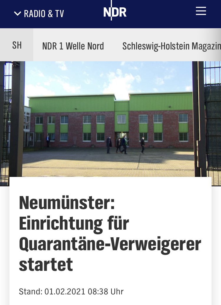 @svmoffiziell Unser herzallerliebster MP hat schon in der Corona Zeit einen Quarantäne Knast bauen lassen. Es ist dringend geboten die Zeit /Fehler aufzuarbeiten. Sonst machen die lustig weiter 👿