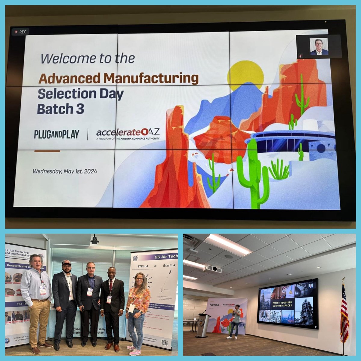 We loved attending Plug and Play's Accelerate AZ Selection Day for Advanced Manufacturing Batch 3! It brought together innovative startups, industry experts, and investors. Exceptional event featuring groundbreaking companies. #PlugAndPlay #AccelerateAZ #AdvancedManufacturing 🚀