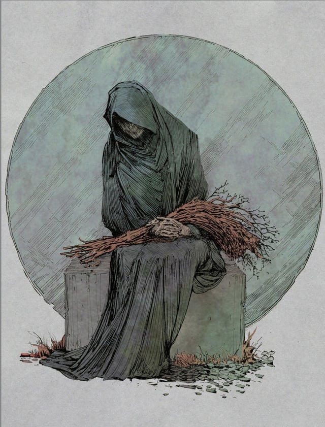 just got my asos the illustrated edition so here's a lady stoneheart art i hadn't seen before. for those who love her