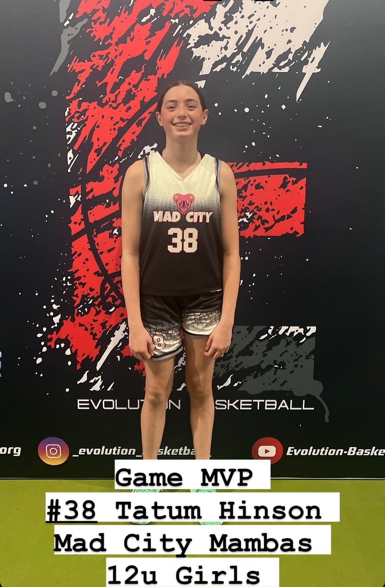 Congratulations to Coach Ronda McLin & the Mad City Pink Mambas on becoming the 2024 @Evo_Hoops Kings & Queens 12U Champions.🏆 🥇MVP Congratulations to Tatum Hinson on being voted team MVP! #KingsandQueensoftheCourt #EvolutionBasketball #EvoCircuit24 #PressRowSports