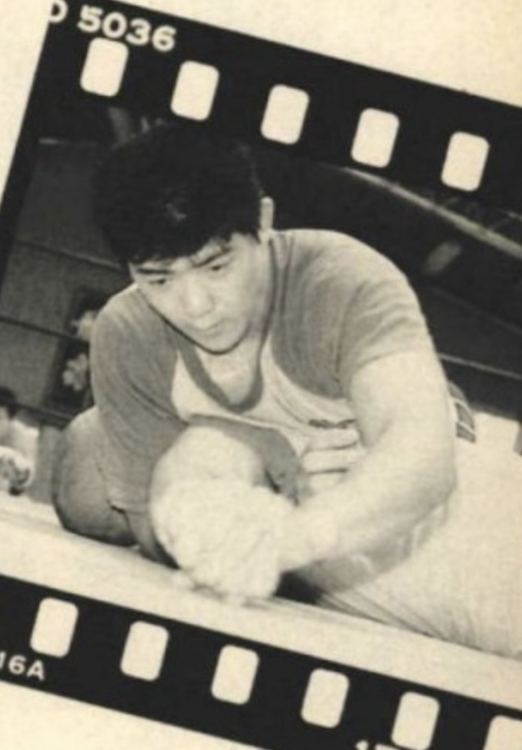 Legendary Pancrase founder @masa_funaki in his early days with New Japan. Then known as 'Yuji Funaki', he competed in the 1985 Young Lions Cup with Chono, Hashimoto, Yamada (Liger) and Muto.

That's a heck of a rookie class! Five Hall of Famers!