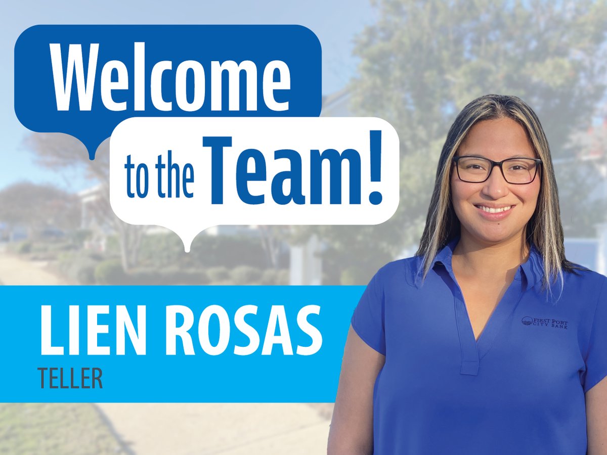 We are thrilled to introduce the newest member of our team, Lien Rosas! Let's give her a warm welcome and show her our support as she embarks on this new chapter with us. Welcome, Lien! #WelcomeToTheTeam #PuttingPeopleFirst #CommunityBankDifference #ItMattersWhereYouBank