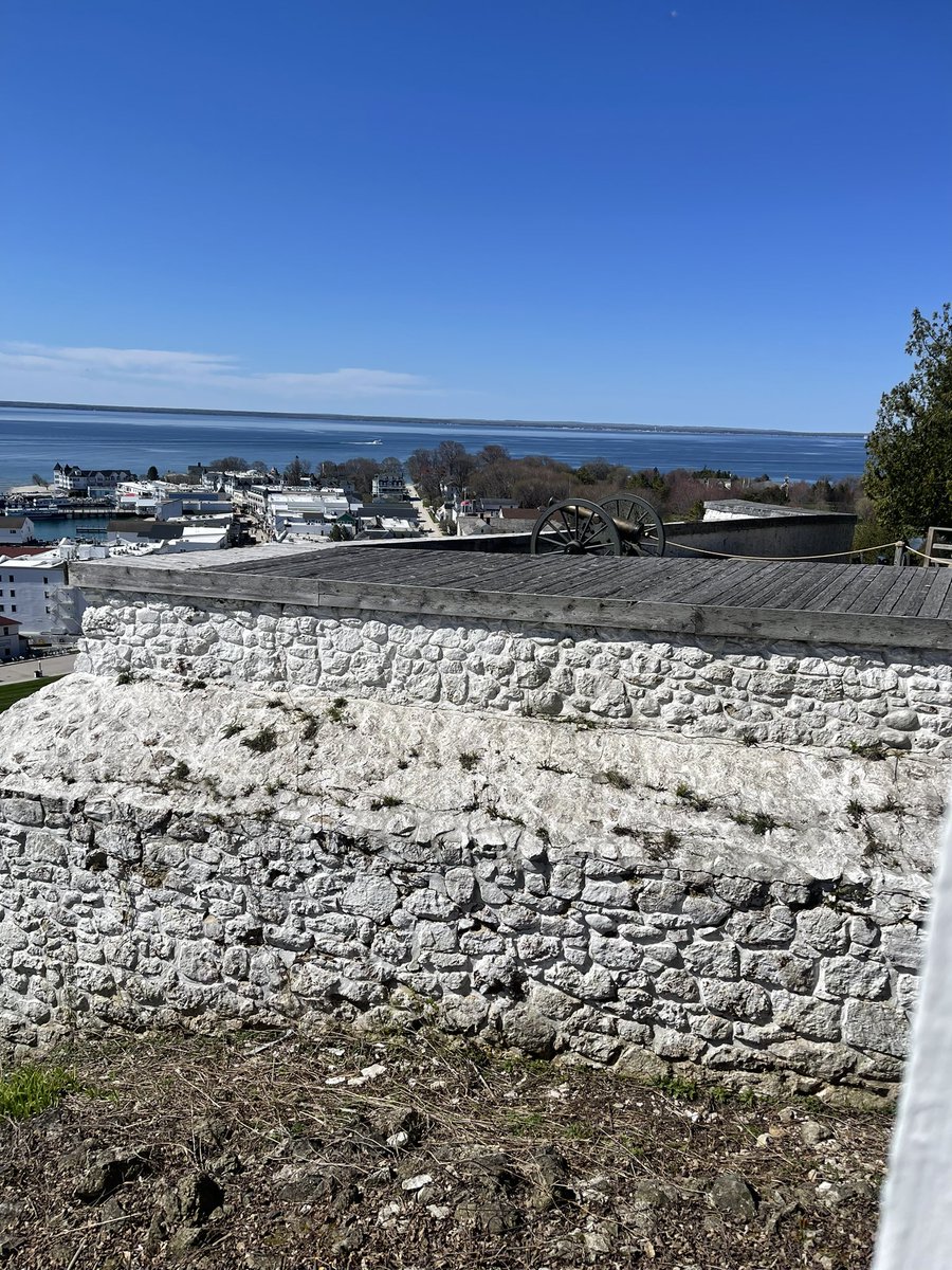 Today’s view from Fort Mackinac. #thisismackinac