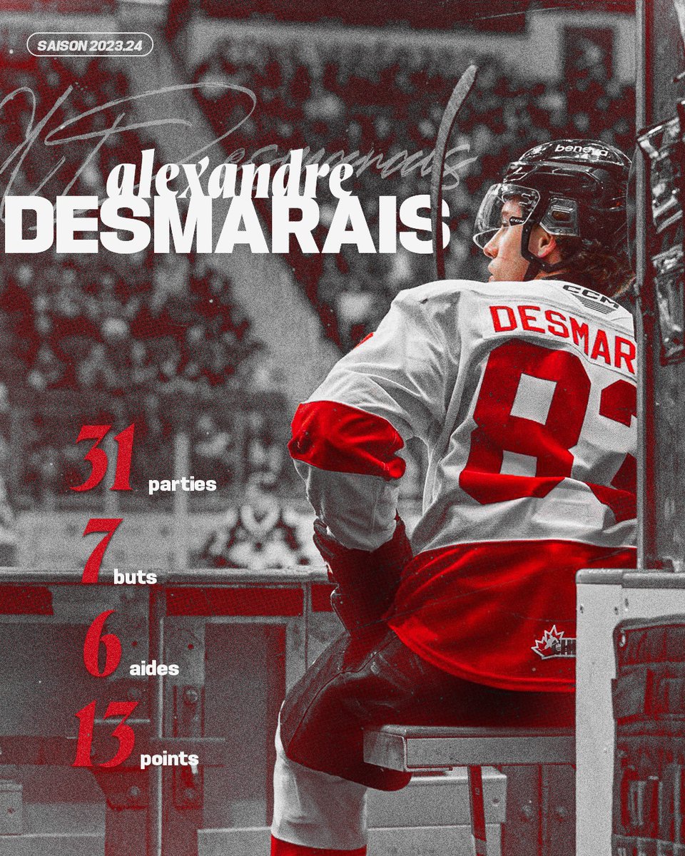 Retour sur la saison du défenseur Alexandre Desmarais, déjà l'un des favoris de la foule de Québec!

#DeQuébecPourQuébec