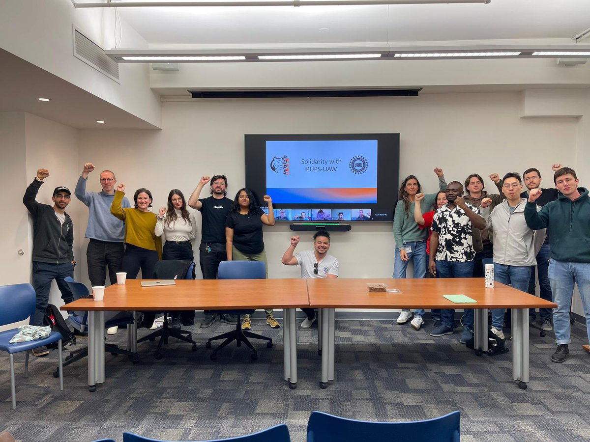 We are excited for @PUPostdocs voting this week on forming their union and joining the national movement for better research conditions in the @UAW! Solidarity from Local 4100! ✊@CPWUAW