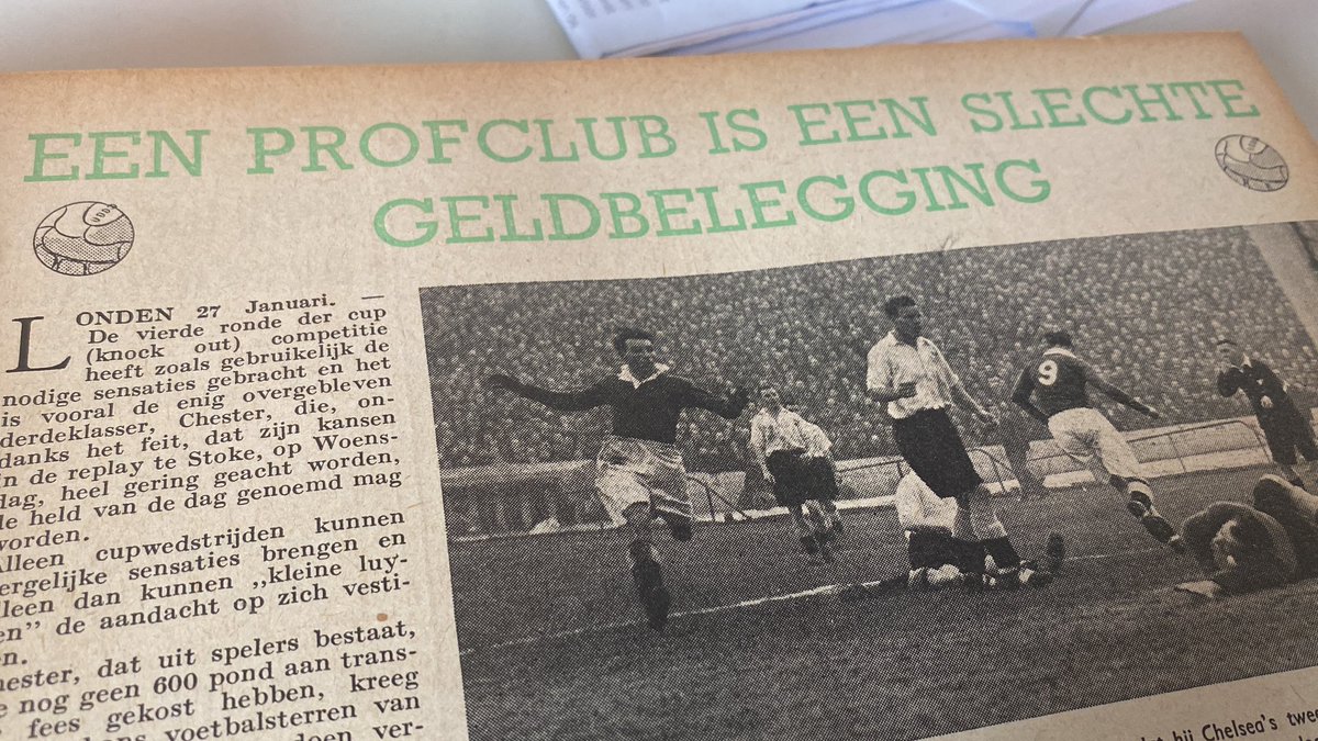 Uit 1947. Vitesse had het kunnen weten.