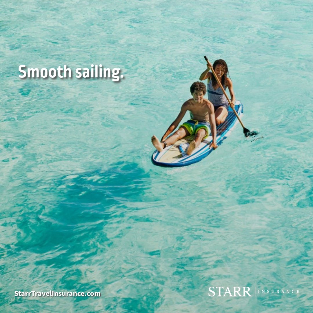 The only thing blue right now is the water. Protect your next getaway with travel insurance from Starr covering Trip Delay, Trip Cancellation, Medical and more. Worry Less. Enjoy More. To learn more visit starrtravelinsurance.com.

#TravelInsurance #TravelTuesday