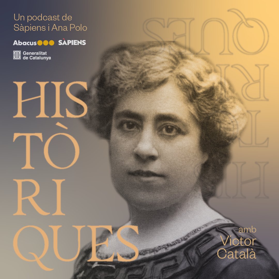 📣Ja pots escoltar 3 nous episodis del pòdcast #Històriques, amb @anapolo___ i @abacusidea! 🎧Al capítol 1️⃣9️⃣ recordem la gran escriptora que s'amaga darrere el pseudònim Víctor Català: Caterina Albert. ▶️Escolta el capítol.👉 sapiens.cat/podcast/cateri… 🔗sapiens.cat/podcast