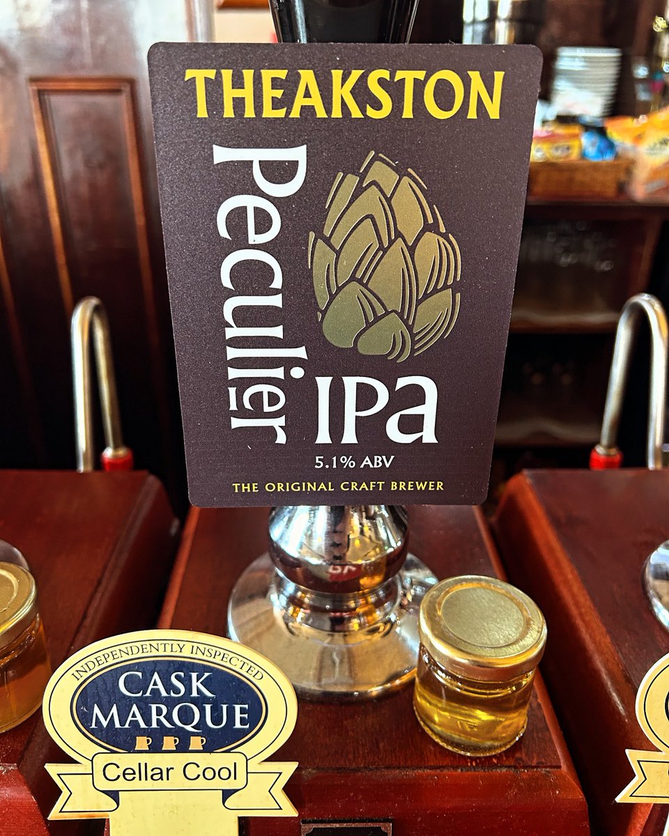 🔴LIMITED EDITION🔴 @theakstonbrewery Peculier IPA 5.1% 🍺 on tap @SluiceMelton 🚂 @caskmarque ✅ @CAMRA_Official 🍺 @CaskFinder 🗺 @RealAleFinder 🧭 #realale #caskale #themeltonconstable #seatonsluice #caskmarque #qualityapproved #camra #caskfinder #goodbeerguide2023