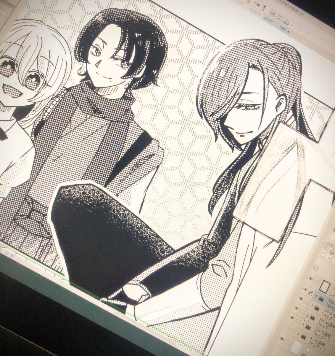にかはな描き直し&描き下ろし本、とりあえずネーム大方終わって、多分60Pまではいかない…かなぁ…?位のページ数になりそう🤔
最後の書き下ろしページ数次第だけど、俺の気力問題もあるんだぜ???なぁ???って言い聞かせてる🫠
この位には(多分)描き直しする(予定)
◀描き直し SNS掲載元▶ 