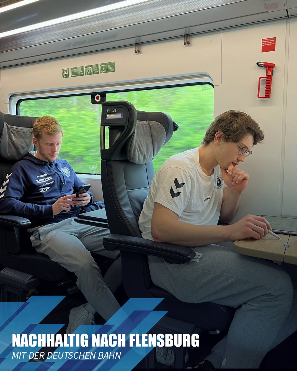 🌳 #wildboys auf Auswärtsfahrt! 🚅 

Die weite Reise nach Flensburg am Wochenende haben wir mit der @DB_Bahn absolviert. Der #tvbstuttgart möchte seinen Teil zu einer nachhaltigeren Welt beitragen und nutzt, wenn immer möglich, die Deutsche Bahn. 🌱