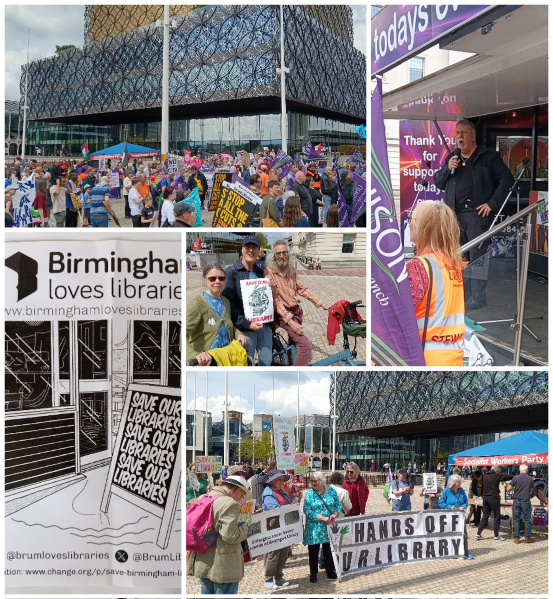 Great to see Kate, Carl, Graham, Pam and so many others on May Day in Brum. Lots to do and save for our kids future @BrumLibraries @wylie_alan @bbcmtd @bbcwm