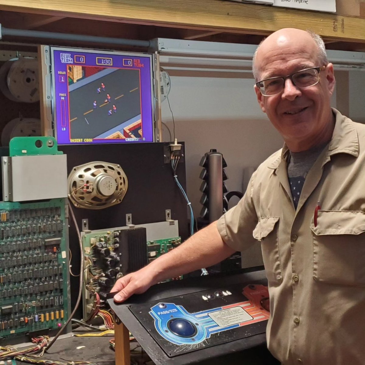 Arcade_Museum's tweet photo. Happiest of birthdays today to our founder and curator, Gary Vincent! Thank you for everything that you do! 🎉
#garyisthebest #nonprofit #arcade #museum https://t.co/O2qCuL3CPX