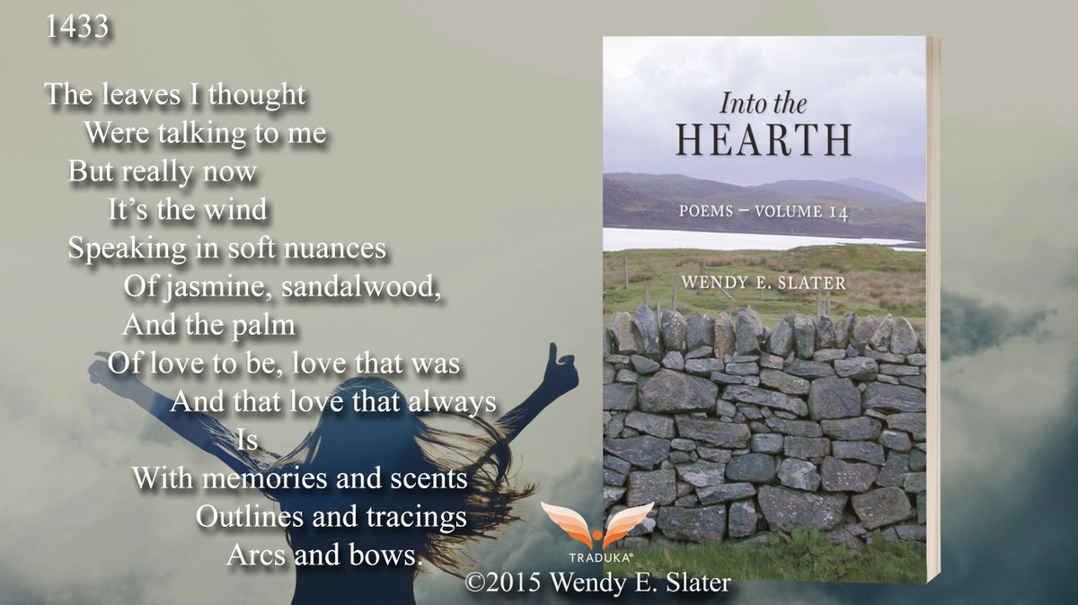#bookreview: True #poetry is intended to make us change the way we look & listen to the world: Slater achieves this with aplomb. Sumptuous & wondrous, her writing forces us to re-evaluate our own outlook on life. 🍃 get your book here: bit.ly/2WOkroa #Wisdom #readers