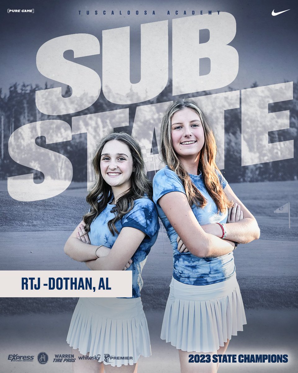 TA Lady Knights compete today at RTJ-Dothan in the AHSAA 1A-3A Sub State Golf Tournament. ⛳️ #TuscaloosaAcademy #2023StateChampions #GoKnights