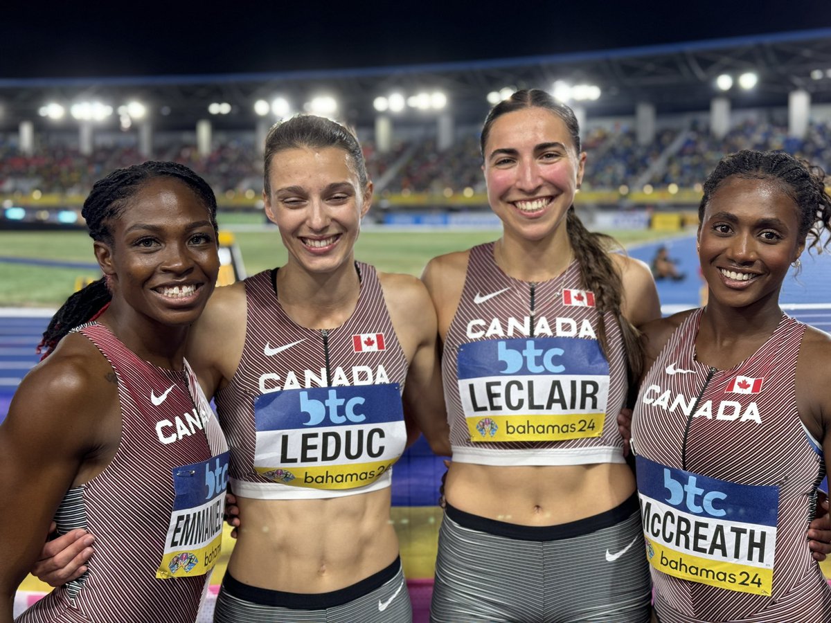 Canada 🇨🇦 at the World Relays: 3 Olympic spots locked up 2 Medals won 1 National record Forward to Paris.