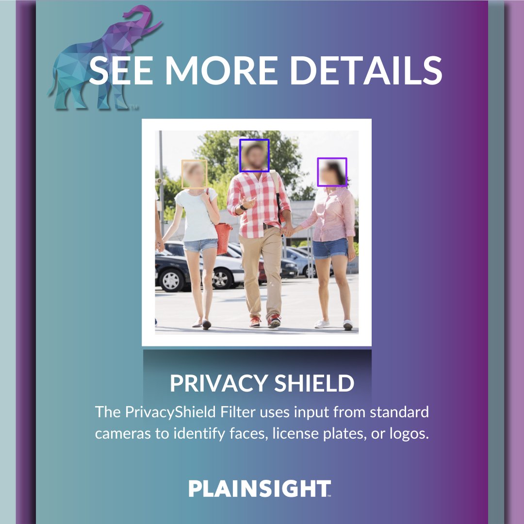 Tired of privacy compliance headaches? Meet PrivacyShield Filter! 

Easily blur or block faces, license plates, and logos in video streams to comply with GDPR and CCPA. Say hello to peace of mind!  

hubs.ly/Q02w9qbD0
