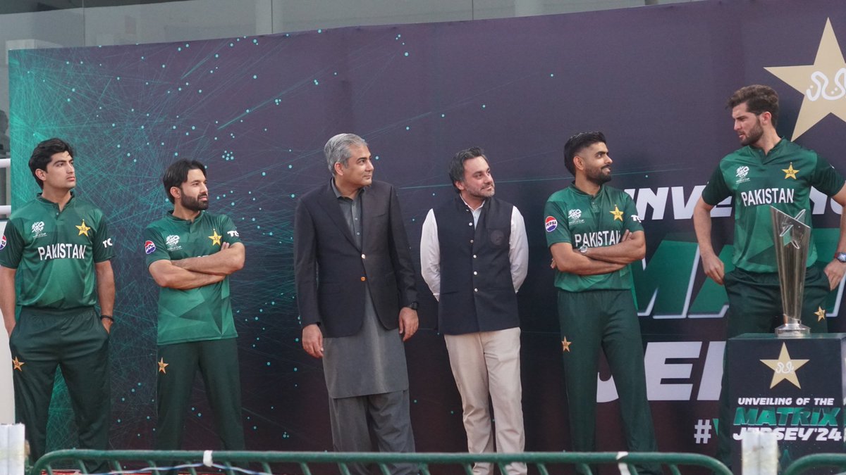 📷 Snapshots from the 'Matrix Jersey' unvealing event 👕 #PakPassion #PCB #MatrixJersey