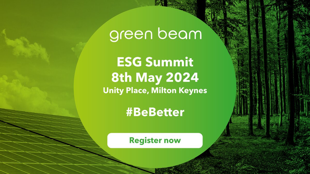 Our Sustainability Manager, Rob Turnball, will join Green @Wearebeamuk ESG Summit's line-up of speakers this Wednesday to share our tried and tested sustainable practices at the EICC. 🔎 Find out more about this event beam-org.uk/event/esg-summ… #BeBetter