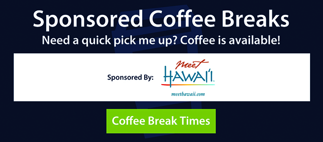 PAS 2025 Hawaii Save the Date Coffee Break! Time: 11:30am-12:00pm Location: Outside Exhibit Hall E