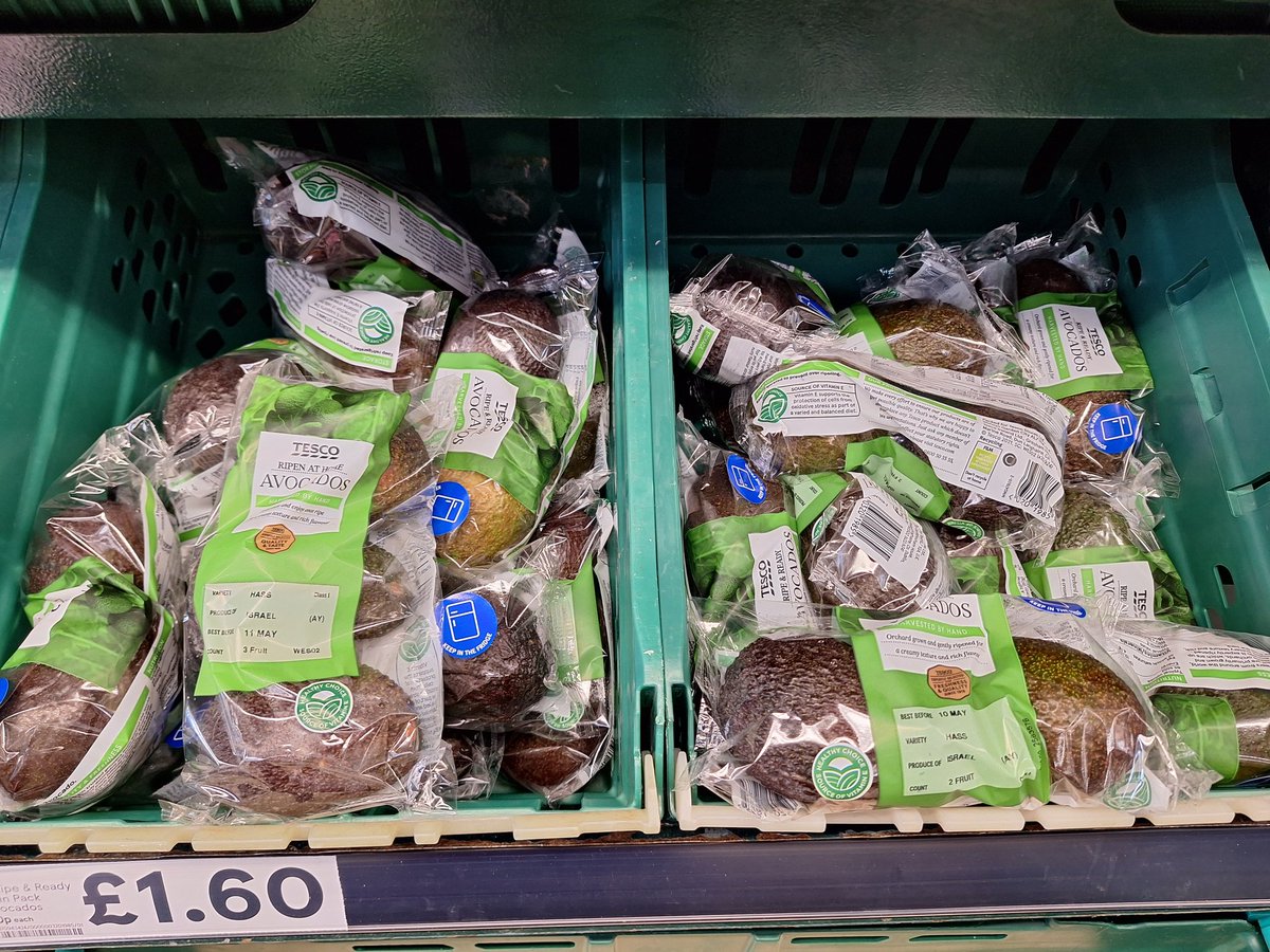 I had a heartening encounter in @Tesco today. I was checking the labels on the avocados when a woman came up and said: 'Are they Israeli?' I said they were. And she said: 'No way am I going to buy those.' Every little helps! #StopRafahGenocideNOW #BoycottIsrael