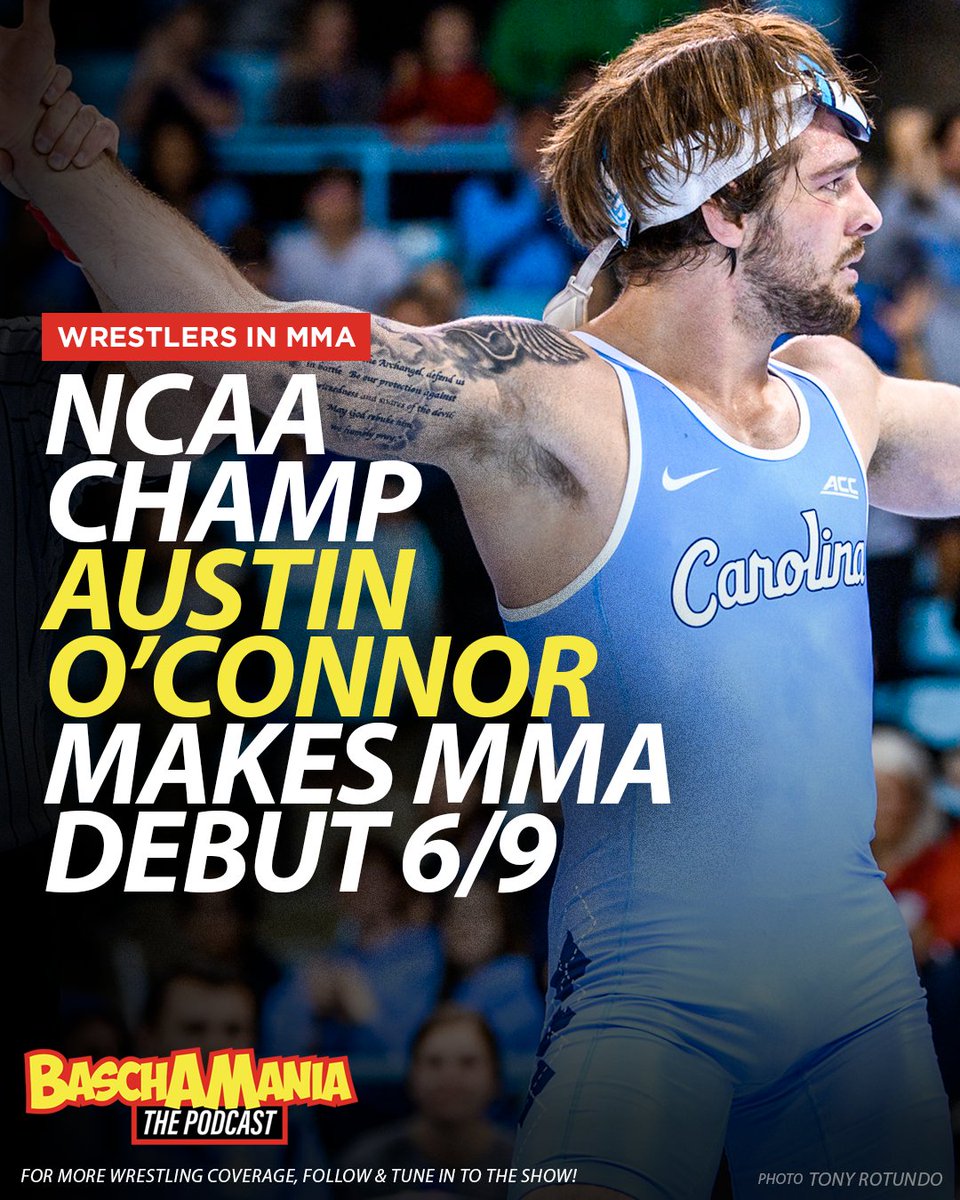 2x NCAA Champion Austin O'Connor @aoconnor157 (@UNCWrestling) is set to make his MMA debut against Camden Fontenot on June 9th on @UFCFightPass at Fury FC 91.