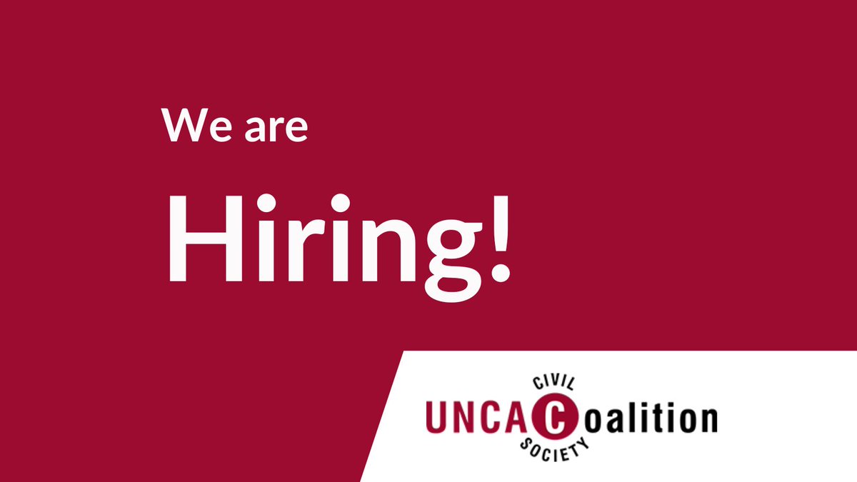 🚨 We are #hiring! 💼Project Officer: apply by Wed, 15 May (Vienna Time) 💼Finance and Administrative Officer (part-time): apply by Sun, 26 May (Vienna time) 💼Analyst: apply by Sun, 26 May (Vienna Time) Find out more on our website👉uncaccoalition.org/get-involved/w…
