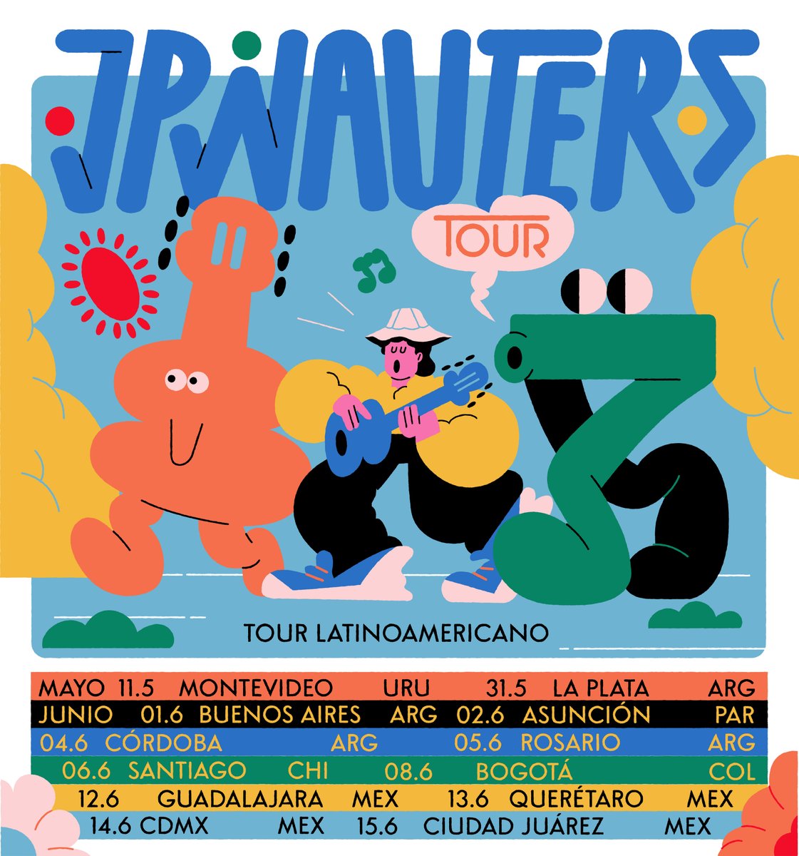 new 2024 Latam and US tour announced! tickets on sale