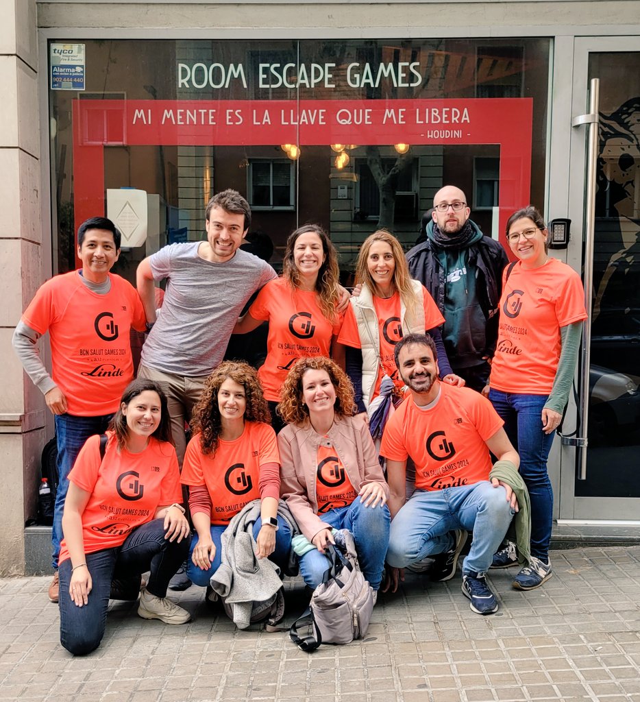 Francesc Bas Cutrina (@fbascutrina) on Twitter photo Team Digestiu-<a href="/hggranollers/">Hospital General de Granollers</a> al Room Scape dels BcnSalutGames 2024!!! 🤩👊 Team Digestiu-<a href="/hggranollers/">Hospital General de Granollers</a> al Room Scape dels BcnSalutGames 2024!!! 🤩👊