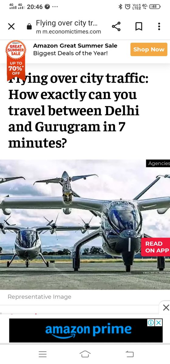 #Air Taxi
# delhi to gurgaon 
#7 Minutes