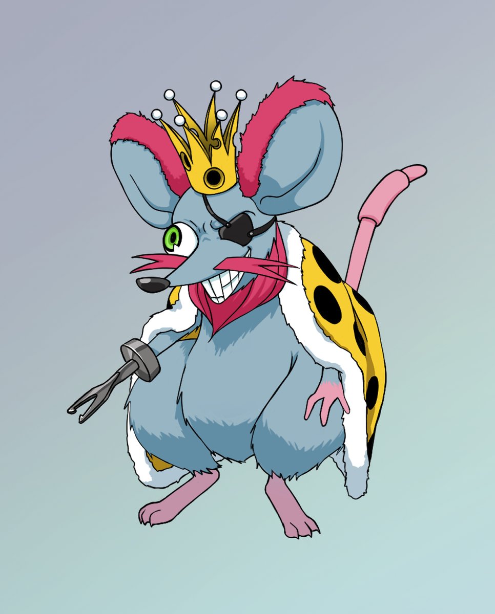 敵キャラのネズミの王様

#originalcharacter
#thenutcracker 
#ねずみの王様
#mouseking