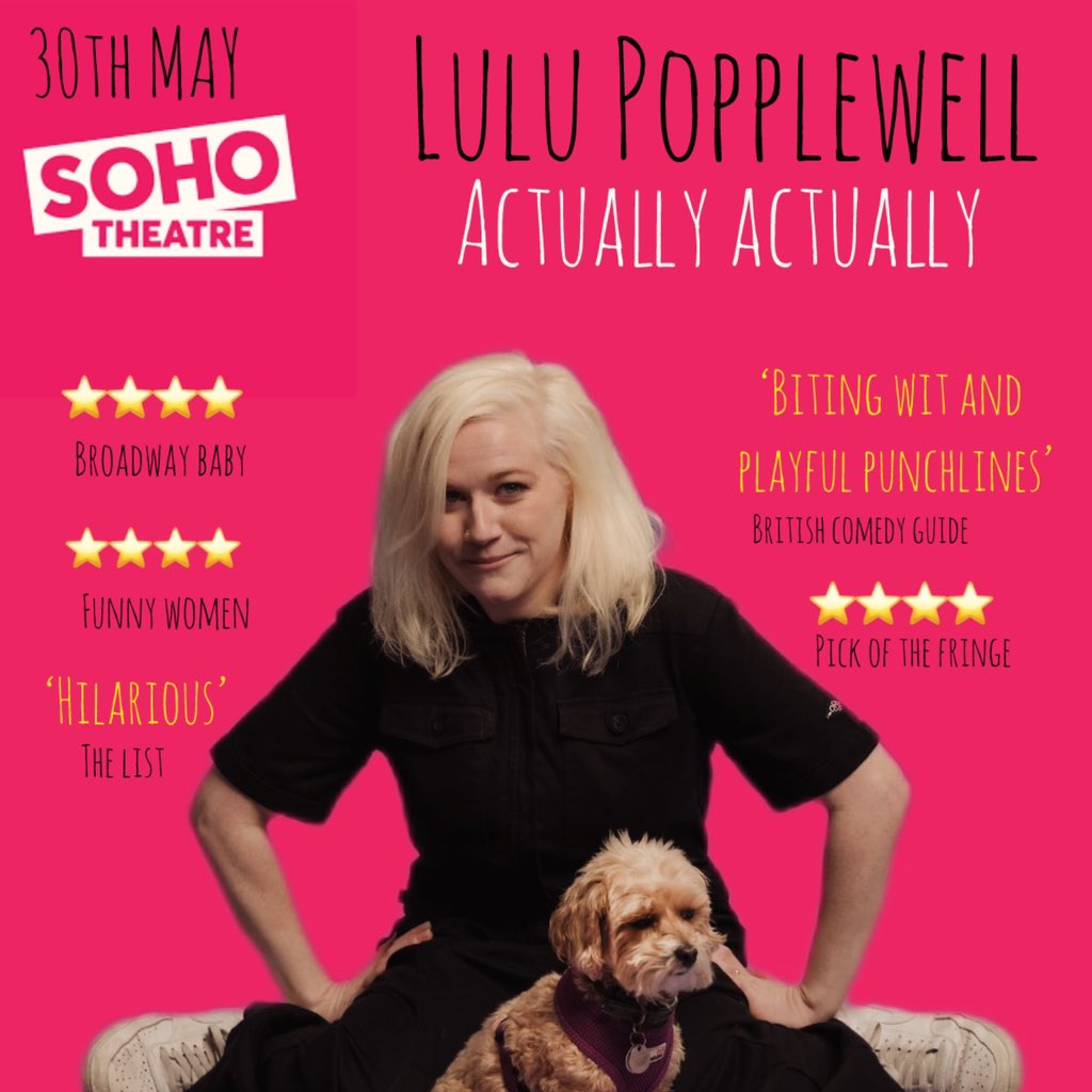 Really excited for this 
May 30th 
@sohotheatre 

sohotheatre.com/events/lulu-po…